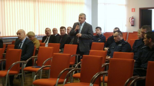 Odprawa roczna Komendy Powiatowej Policji w Pruszkowie